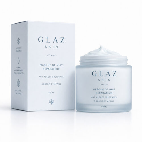 Masque de nuit réparateur aux algues GLAZ Skin