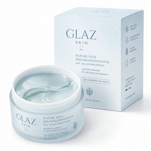 Patchs yeux décongestionnants GLAZ Skin pour rafraîchir le regard