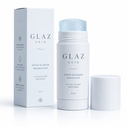 Stick glaçon réparateur GLAZ Skin pour apaiser les zones sensibles